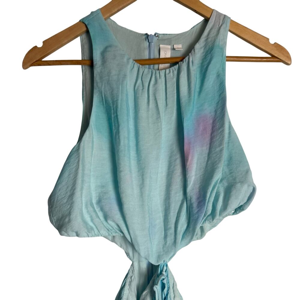 Jonathan Simkhai Alfie Multicolor Ombre Dip Dye Cut Out Sleeveless Maxi Dress S - Picture 3 of 11